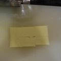 なぽきん's cooksnap of when they made スライスチーズを….