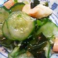 ゆんなな's cooksnap of when they made キュウリの酢もの.