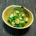 カルン's cooksnap of when they made 夏にさっぱり　あともう一品！　オクラ梅.