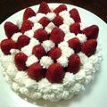 yurian21's cooksnap of when they made いちごのデコレーションケーキ♥.