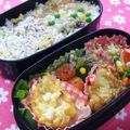 キャシーキャサリン's cooksnap of when they made 残りｶﾚｰで弁当おかず.