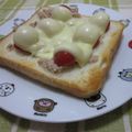 さったんママ's cooksnap of when they made レゴみたいなツナトマチーズトースト.