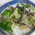 ゆかりリー's cooksnap of when they made 朝ごはん！レタスとベーコンの塩昆布炒め＊.