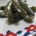 ころころri's cooksnap of when they made スナップエンドウのにんにく醤油漬け.