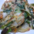 ちいたっく's cooksnap of when they made 混ぜて焼くだけ！簡単もっちり韓国チヂミ.