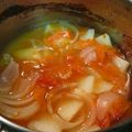 suchira's cooksnap of when they made トマトとじゃがいもの美味しいスープ.