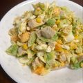 あやママ99's cooksnap of when they made キャベツとゆで卵の❤激うま❤サラダ.