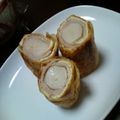 ししぽん's cooksnap of when they made エリンギと豚肉の油揚げロール.