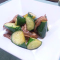 maripe50's cooksnap of when they made きゅうりと豚肉の甘辛炒め☆.
