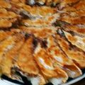 yukiyumisa's cooksnap of when they made きゃべつ餃子♪.