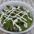 ミックスクーママ's cooksnap of when they made 絹さやのマヨネーズ炒め.