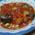kobari's cooksnap of when they made 鶏肉とお茄子のヘルシートマト煮込み.
