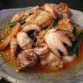 トクライ's cooksnap of when they made タコとキムチのさっと炒め.