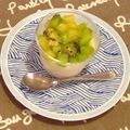 cafe kiyo's cooksnap of when they made 豆乳の杏仁豆腐　無花果のコンポート添え.