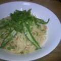 沖田晴喜's cooksnap of when they made おくらとなめたけの柚子胡椒風味パスタ.