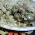 天河流羽's cooksnap of when they made ほくとさんの☆納豆ホワイトソースドリア.