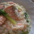 mikiko178's cooksnap of when they made サーモンとルッコラのリゾット.