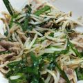 まめコッコ's cooksnap of when they made 豚ニラもやしの柚子コショウ炒め♪.