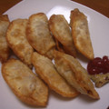 ミーリュウ's cooksnap of when they made 餃子の皮で簡単♡サモサ♡.