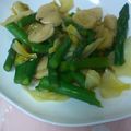 新婚にて修行中！'s cooksnap of when they made ほたて＆アスパラ＆レタスの塩炒め.