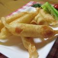 まじゅじゅ's cooksnap of when they made 明太ポテトの焼き春巻き.