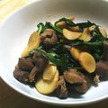 りゅうちゃんママ's cooksnap of when they made マコモタケと砂肝のニラ炒め.