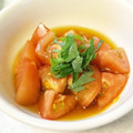 モモキト's cooksnap of when they made トマトと青じその酢の物.