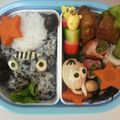 えいたママ☆'s cooksnap of when they made 簡単！うずらの玉子で小トトロのキャラ弁。.