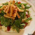 とももん1028's cooksnap of when they made ☆　水菜と油揚げの”カリシャキ”サラダ.