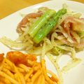 腹の上のポニョポニョ's cooksnap of when they made ✿ジェノバポテトの生ハム和え✿.