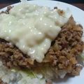 やすおこた's cooksnap of when they made ランチに♡１０分でできるミンチ丼*・゜☆.