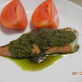 ｓａｂｕｒｉｎａ's cooksnap of when they made 5分で〜♡鮭のバジルあえ♪.