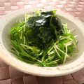 kigiri's cooksnap of when they made 水菜とわかめのわさび和え.