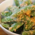 cheese2012's cooksnap of when they made スナックエンドウの明太子マヨネーズあえ.
