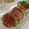 あんみつ☆'s cooksnap of when they made リンゴとアボカドと生ハムと。.