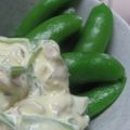ころころri's cooksnap of when they made ☆スナップえんどうのタルタルソースがけ☆.