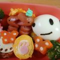 Nekozame's cooksnap of when they made ゆで卵でスヌーピー☆キャラ弁おかず.