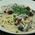 ぷちりな's cooksnap of when they made 万能葱ときのこの食べるラー油パスタ.