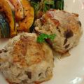 ちょびーす's cooksnap of when they made きのこたっぷりの蓮根ハンバーグ.