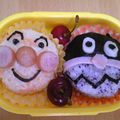 アツヲちゃん's cooksnap of when they made アンパンマンとバイキンマン　＊キャラ弁＊.