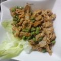 ☆瑞城☆'s cooksnap of when they made 豚肉の枝豆入りケチャップソース.