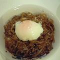 きたろうさん's cooksnap of when they made 白滝で増量！挽き肉半分のヘルシー丼.