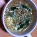 げん＊まま's cooksnap of when they made *ニラともやしの玉子スープ*.
