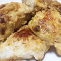 NYA1223's cooksnap of when they made 鶏胸肉の♡味噌マヨ漬け焼き.