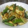 hamacho's cooksnap of when they made カジキとスナップエンドウのカレー炒め.