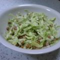 ♡ぷちママ＊ゆきポ♡'s cooksnap of when they made キャベツと納豆の ﾈﾊﾞﾈﾊﾞサラダ.