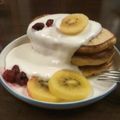 ナタリー６６６'s cooksnap of when they made ☆しっとりでふわふわなパンケーキ☆.