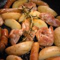 ゆづなな's cooksnap of when they made 鶏肉とじゃがいものローズマリー炒め.