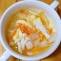 t-mask's cooksnap of when they made ぶなぴーとたまごの中華スープ.
