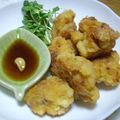 まぶたん's cooksnap of when they made ～☆パパと息子が釘付けの鶏のから揚げ☆～.